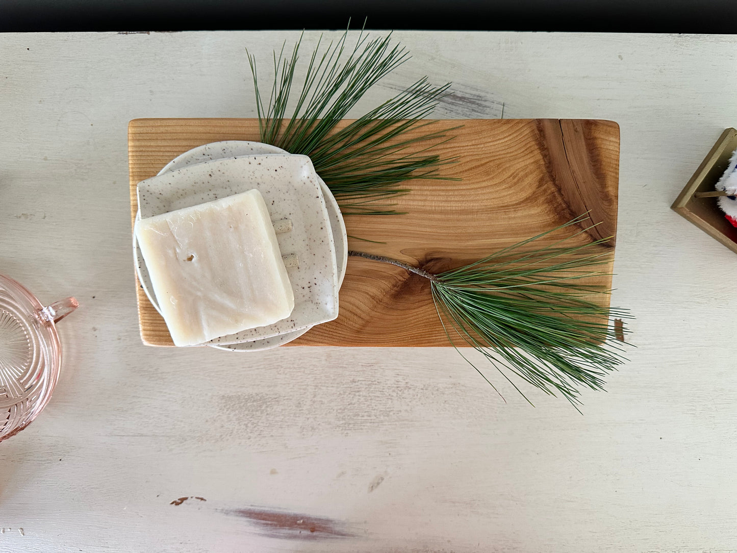 Handmade Cedar Decor Tray 3