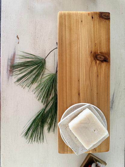 Handmade Cedar Decor Tray 1