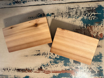 Handmade Cedar Decor Tray